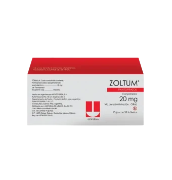 Zoltum 20 Mg 28 Comprimidos | Precio y Usos