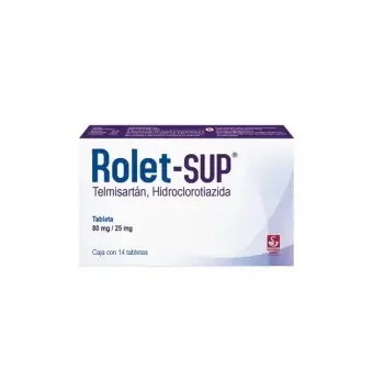 ROLET-SUP 80 MG / 25 MG CON 14 TABLETAS