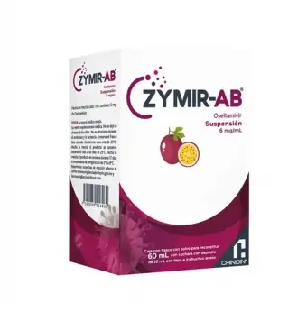 Zymir-AB Suspensión 6 Mg Con 60 ML | Precio y Usos en Farmacia Gloria