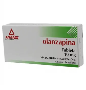 Olanzapina 10 Mg 14 Tabletas AMSA | Genérico | Precio y Usos