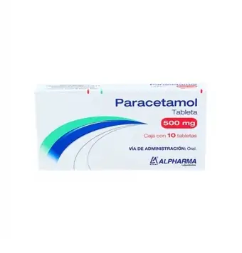 Paracetamol 500 Mg 10 Tabletas Alpharma | Genérico | Precio y Usos