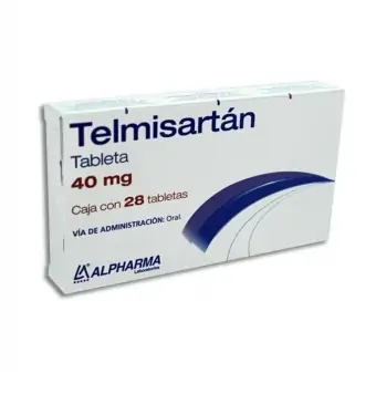 Telmisartán 40 Mg 28 Tabletas Alpharma | Genérico | Precio y Usos