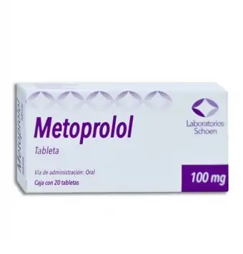 Metoprolol 100 Mg 20 Tabletas | Genérico | Precio y Usos