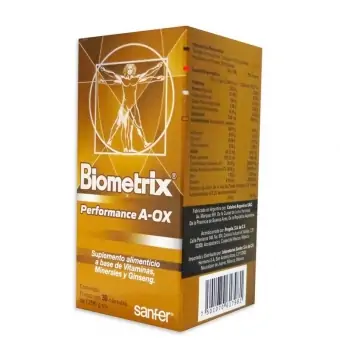 BIOMETRIX PERFOMANCE A-OX SUPLEMENTO ALIMENTICIO 30 CÁPSULAS