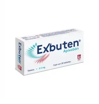 EXBUTEN 2.5 MG 20 TABLETAS