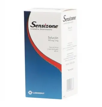 SENSIZONE SOLUCIÓN 5 MG / 100 MG / 100 ML FRASCO 60 ML