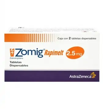 ZOMIG RAPIMELT 2.5 MG 2 TABLETAS DISPERSABLES