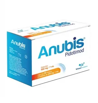ANUBIS 400 MG / 7ML SOLUCIÓN 10 FRASCOS