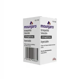 MOUNJARO SOLUCIÓN INYECTABLE 2.5 MG / 0.5 ML