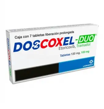 DOSCOXEL-DUO 120 MG / 100 MG 7 TABLETAS