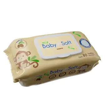 TOALLAS HUMEDAS BABY SOFT 80 PIEZAS