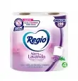 PAPEL HIGIENICO REGIO AIRES DE LAVANDA 4 ROLLOS 200 HOJAS