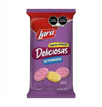 GALLETAS LARA DELICIOSAS BETUNADAS 230 G