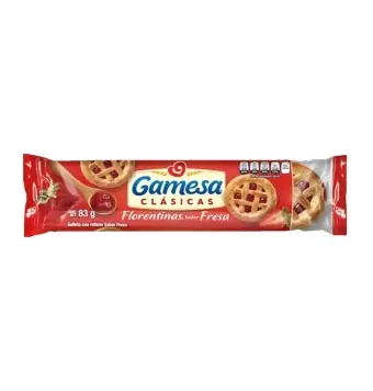 GALLETA GAMESA FLORENTINAS FRESA 110 G