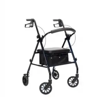 ANDADERA ROLLATOR OR-23 AZUL CON BOLSA