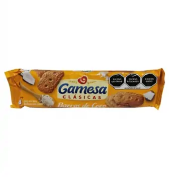 BARRAS DE COCO GAMESA 140 G