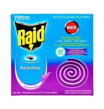 RAIDOLITOS LAVANDA 10 ESPIRALES