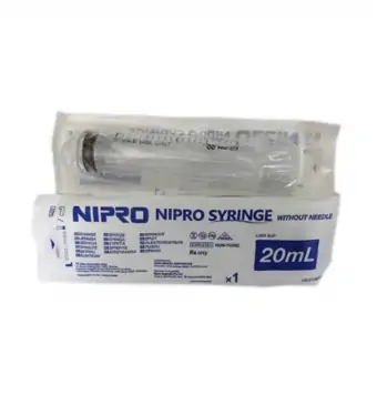 JERINGA NIPRO 20ML SIN AGUJA 1 PIEZA