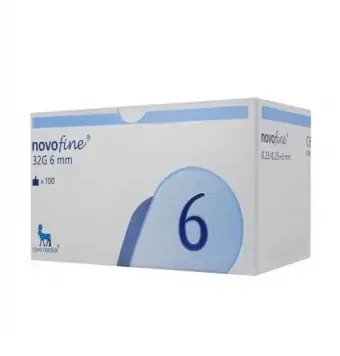NOVOFINE AGUJAS 32G 6MM CON 100 PIEZAS
