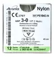 SUTURA NYLON 3-0 3/8 19MM PE1943-N ATRAMAT