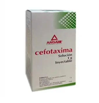 CEFOTAXIMA 1 G FRASCO INYECTABLE IV AMSA