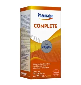 PHARMATON COMPLETE CON 100 TABLETAS