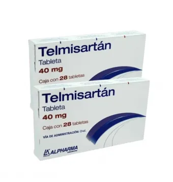 Combo Telmisartán 40 mg 28 Tabletas Alpharma 2 Piezas