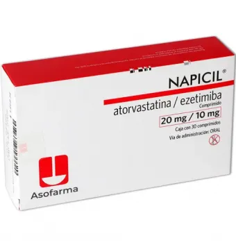 Napicil 20Mg / 10Mg 30 Tabletas | Precio y Usos