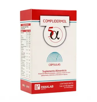 Complidermol 5A Suplemento Alimenticio 60 Cápsulas | Precio y Usos