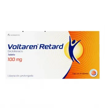 Voltaren Retard 100 Mg 20 Tabletas | Precio y Usos