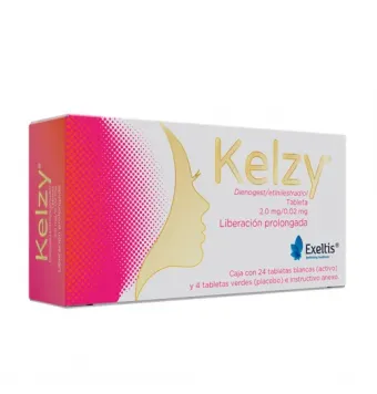 Kelzy 2.0 Mg/0.02 Mg Oral 28 Tabletas | Precio y Usos
