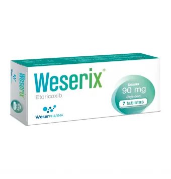 Weserix 90 Mg 7 Tabletas | Precio y Usos