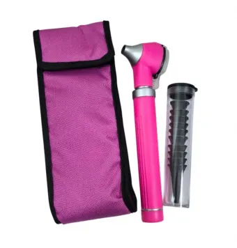 Otoscopio Medico Con Luz Led Y Fibra Optica Con Estuche Rosa | Precio y Usos