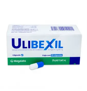 Ulibexil 25Mg/0.75Mg/215Mg 20 Cápsulas | Precio y Usos