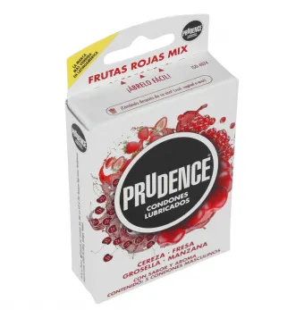 Preservativo Prudence Frutas Rojas Mix Con 5 Piezas | Precio y Usos
