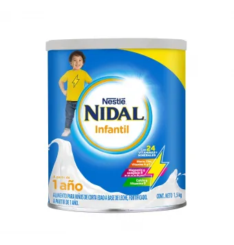 Nestlé Nidal Infantil Alimento Para Niños A Partir De 1 Año 1.5 Kg | Precio y Usos