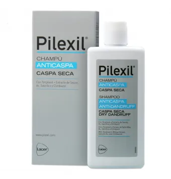 Pilexil Shampoo Anticaspa Caspa Seca 300 ML | Precio y Usos