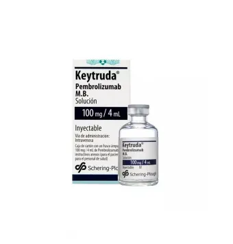 Keytruda Pembrolizumab 100 Mg / 4 ML | Precio Más Bajo