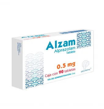 ALZAM 0.5 MG 90 TABLETAS