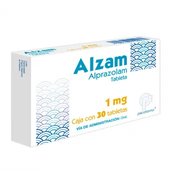 ALZAM 1 MG 30 TABLETAS