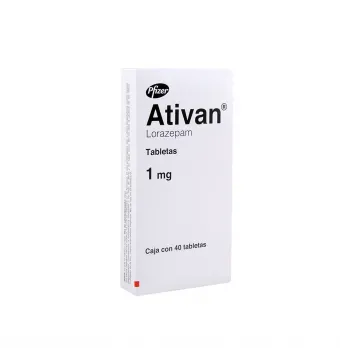 ATIVAN 1 MG 40 TABLETAS