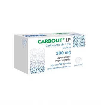 CARBOLIT LP 300 MG 50 TABLETAS