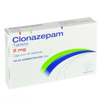CLONAZEPAM 2 MG 30 TABLETAS PSICOFARMA