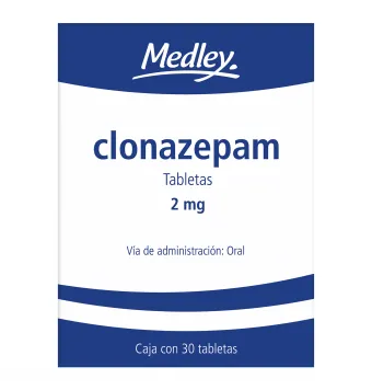 CLONAZEPAM MEDLEY 2 MG 30 TABLETAS