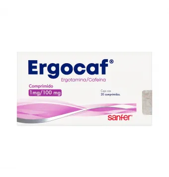ERGOCAF 1 MG /100 MG 20 TABLETAS