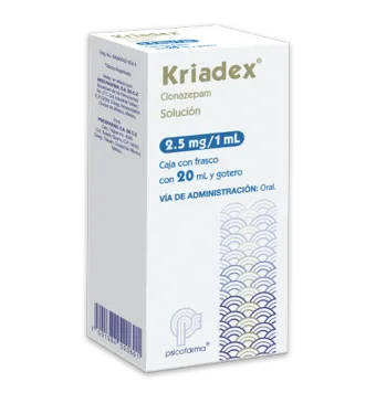 KRIADEX 2.5MG/1ML FRASCO 20 ML