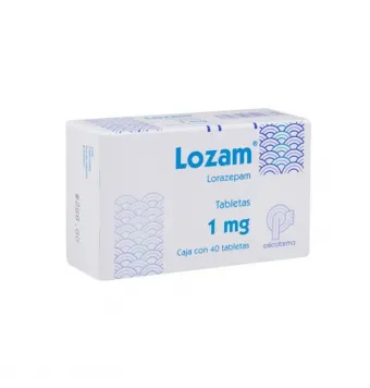 LOZAM 1 MG 40 TABLETAS