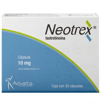 NEOTREX 10 MG 30 CAPSULAS