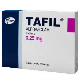 TAFIL 0.25 MG 90 TABLETAS