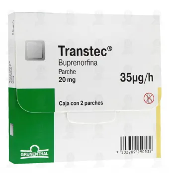 TRANSTEC 20 MG 2 PARCHES